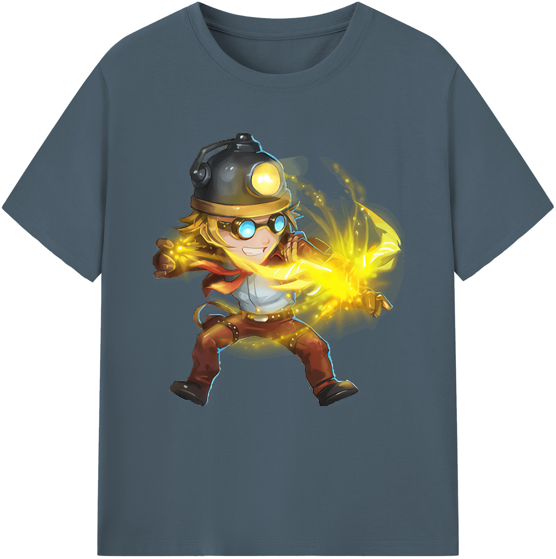 リーグ・オブ・レジェンド League of Legends LOL 綿100％半袖Tシャツ（フロントプリント）
